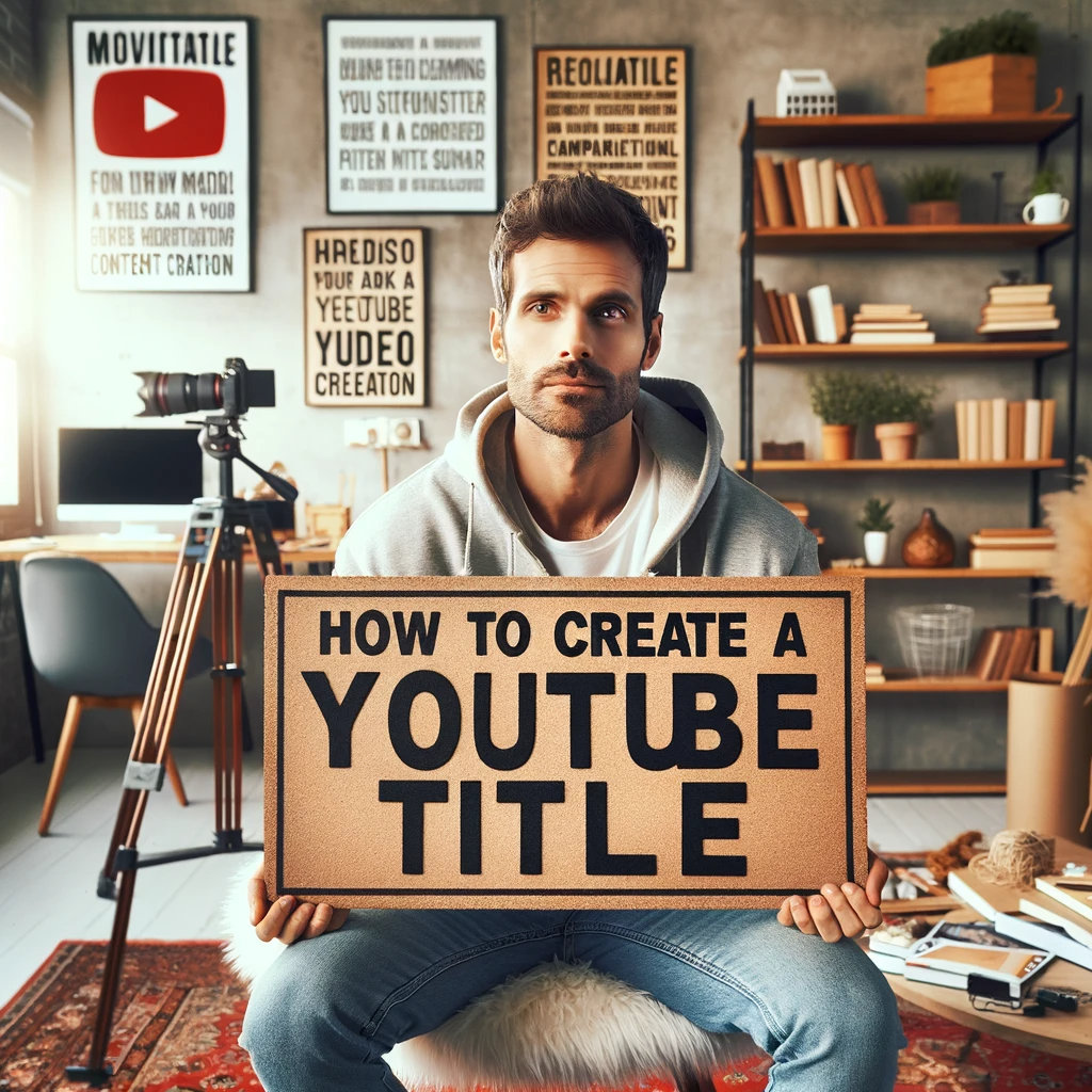 how to create a youtube title